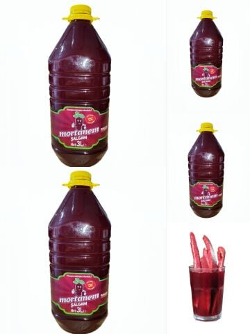 acısız adana şalgam 3 litre 4 adet