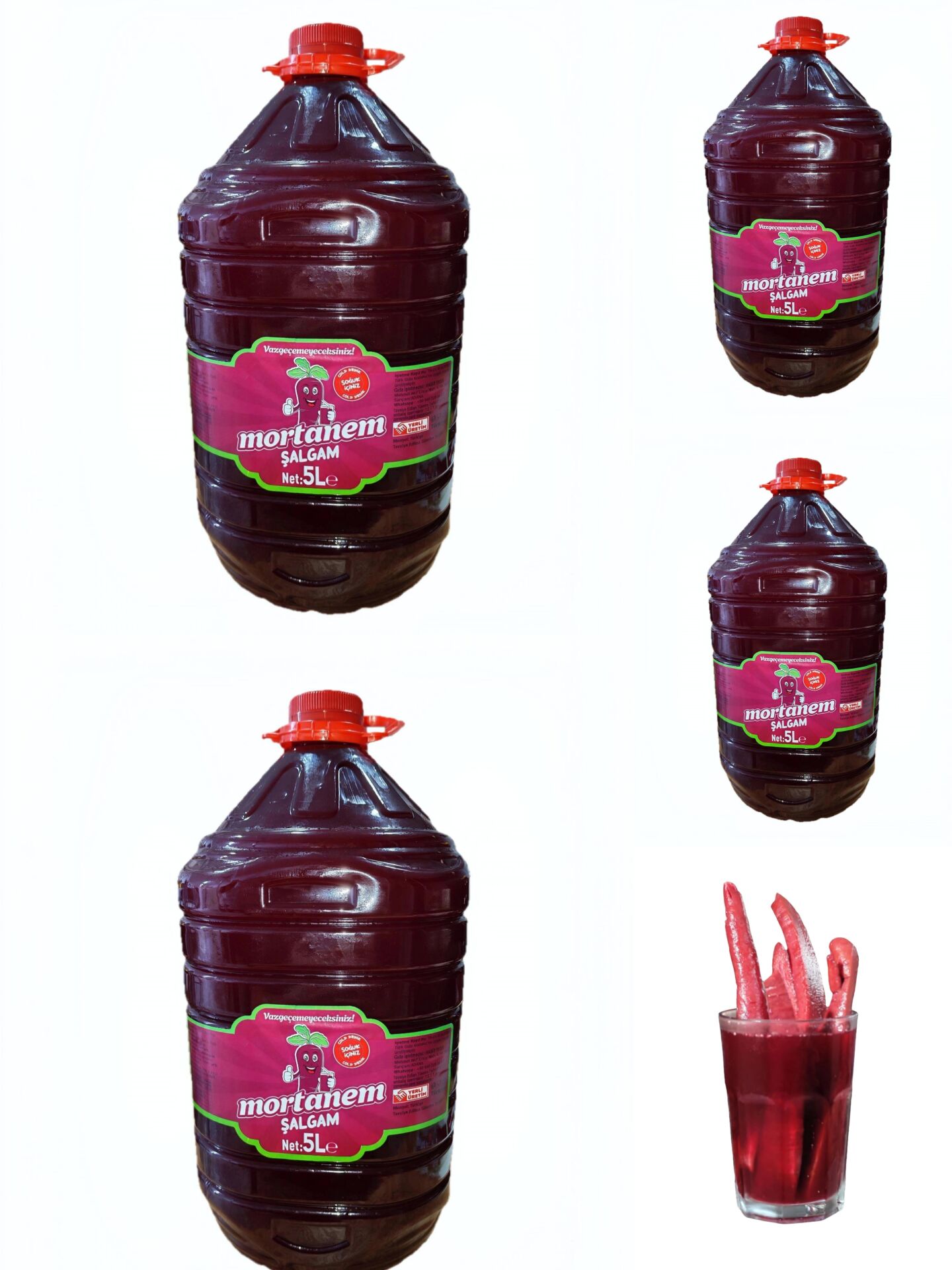 Acılı Adana Şalgam 5 litre 4 adet