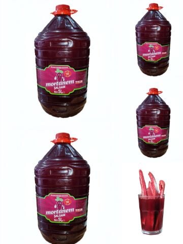 Acılı Adana Şalgam 5 litre 4 adet