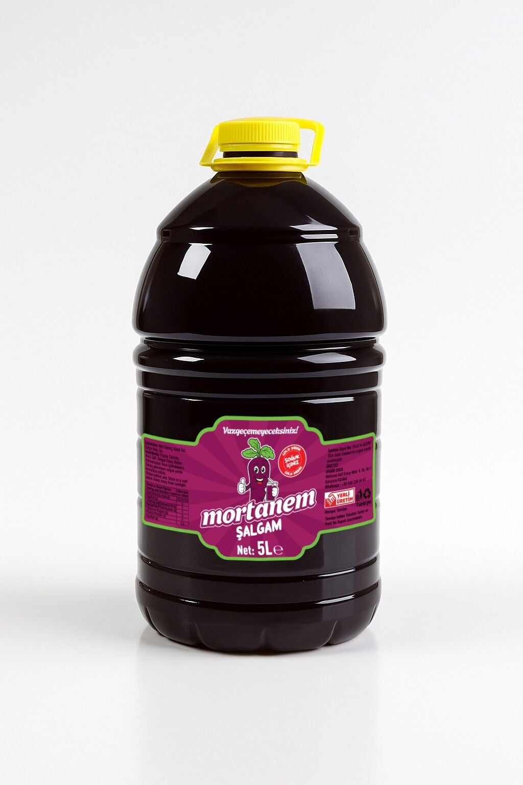 2 adet 5 lt acısız şalgam