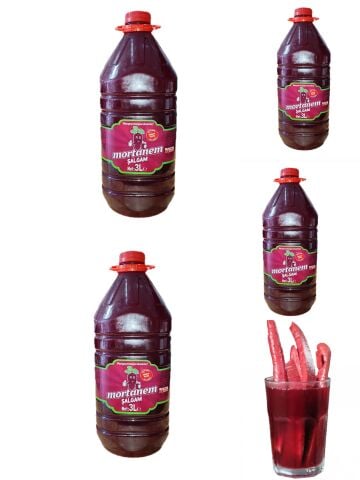 Acılı adana şalgam 3 litre 4 adet