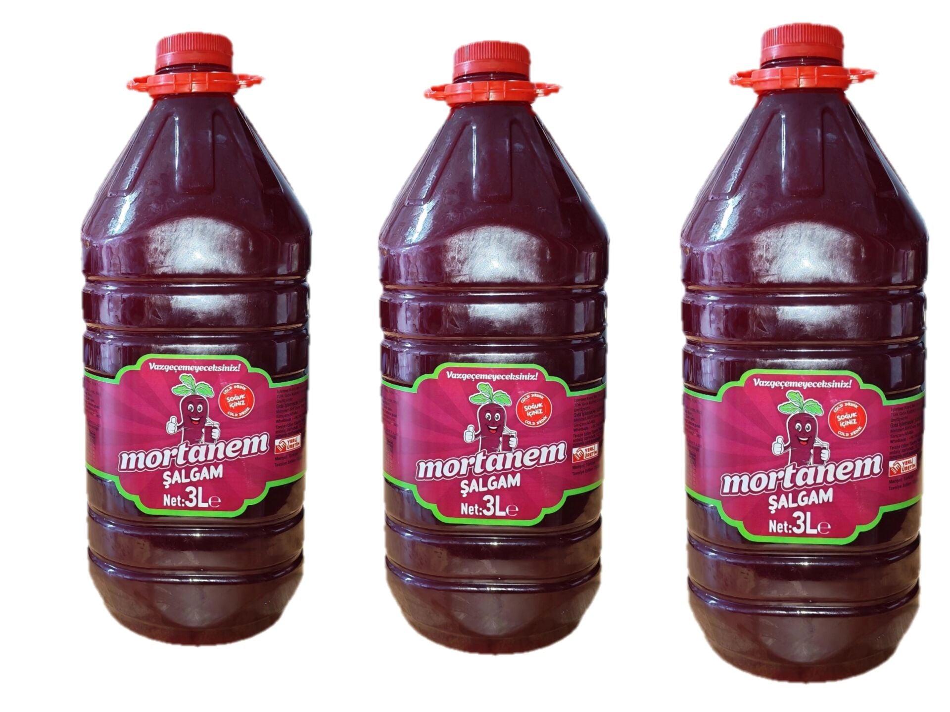 Acılı adana Şalgam 3 Litre 3 adet