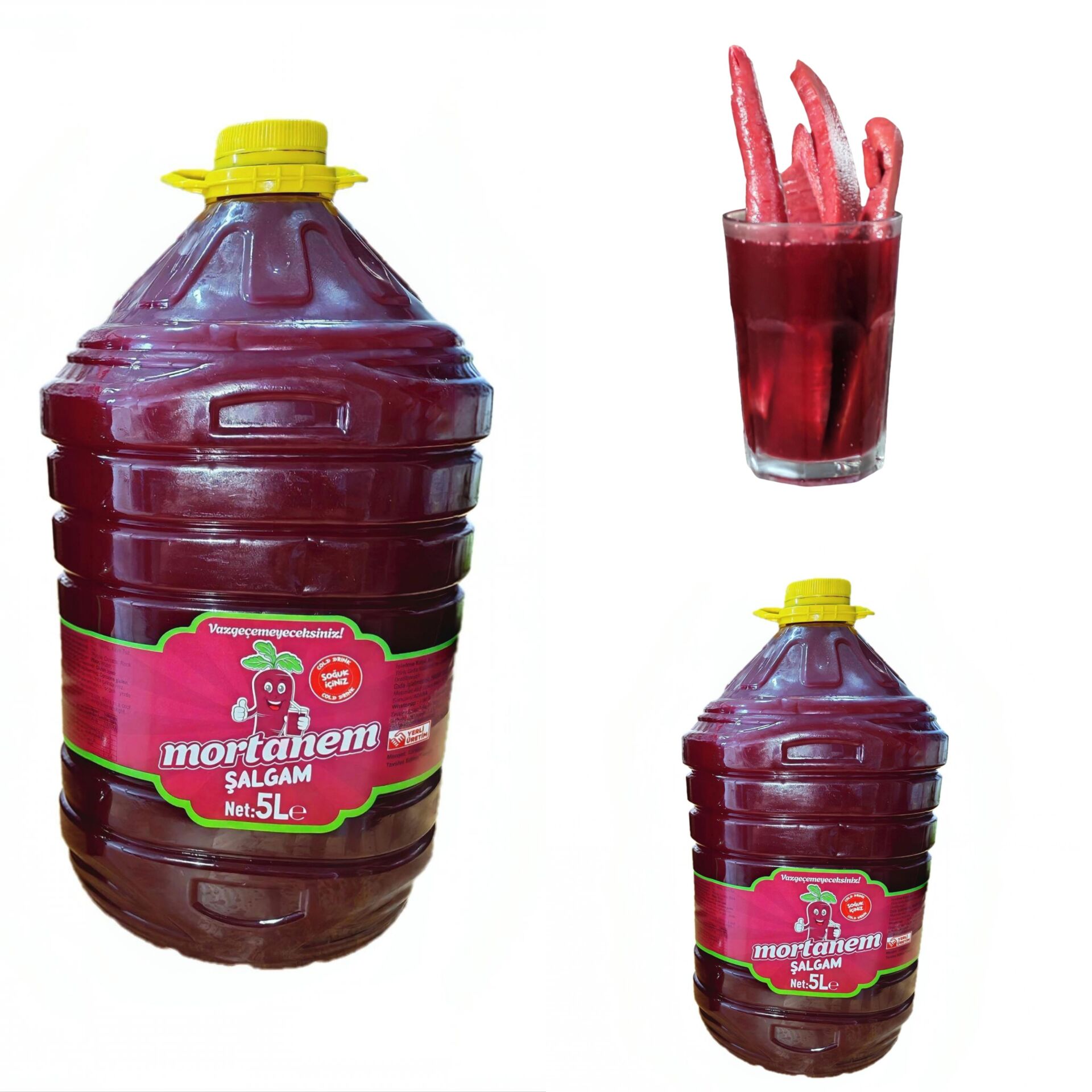 Acısız Adana Şalgam  5 litre 2 adet
