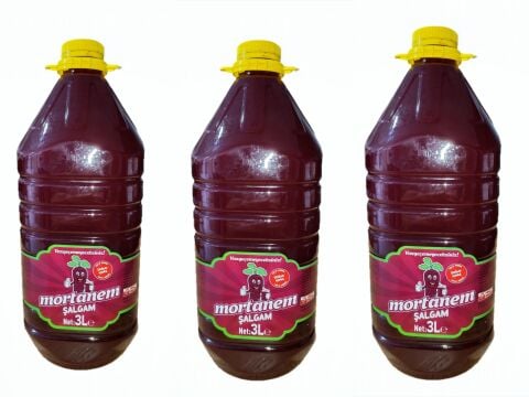 Adana Acısız Şalgam  3 litre 3 adet